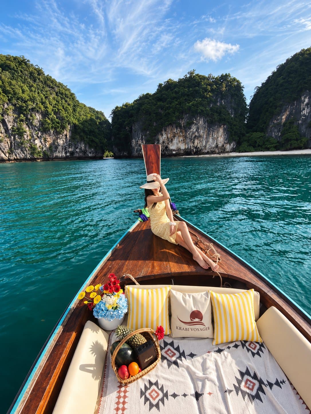 The bow, set for your trip